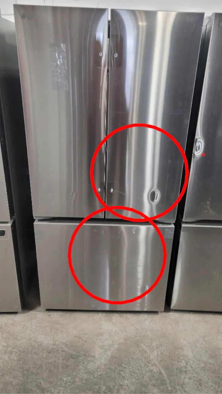 LF21G6201S - REFRIGERATORS - LG - French 3-Door - Stainless Steel - Open Box - Image 3