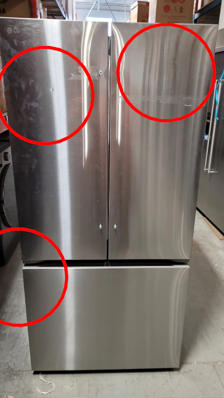 LF21G6201S - REFRIGERATORS - LG - French 3-Door - Stainless Steel - Open Box - Image 2