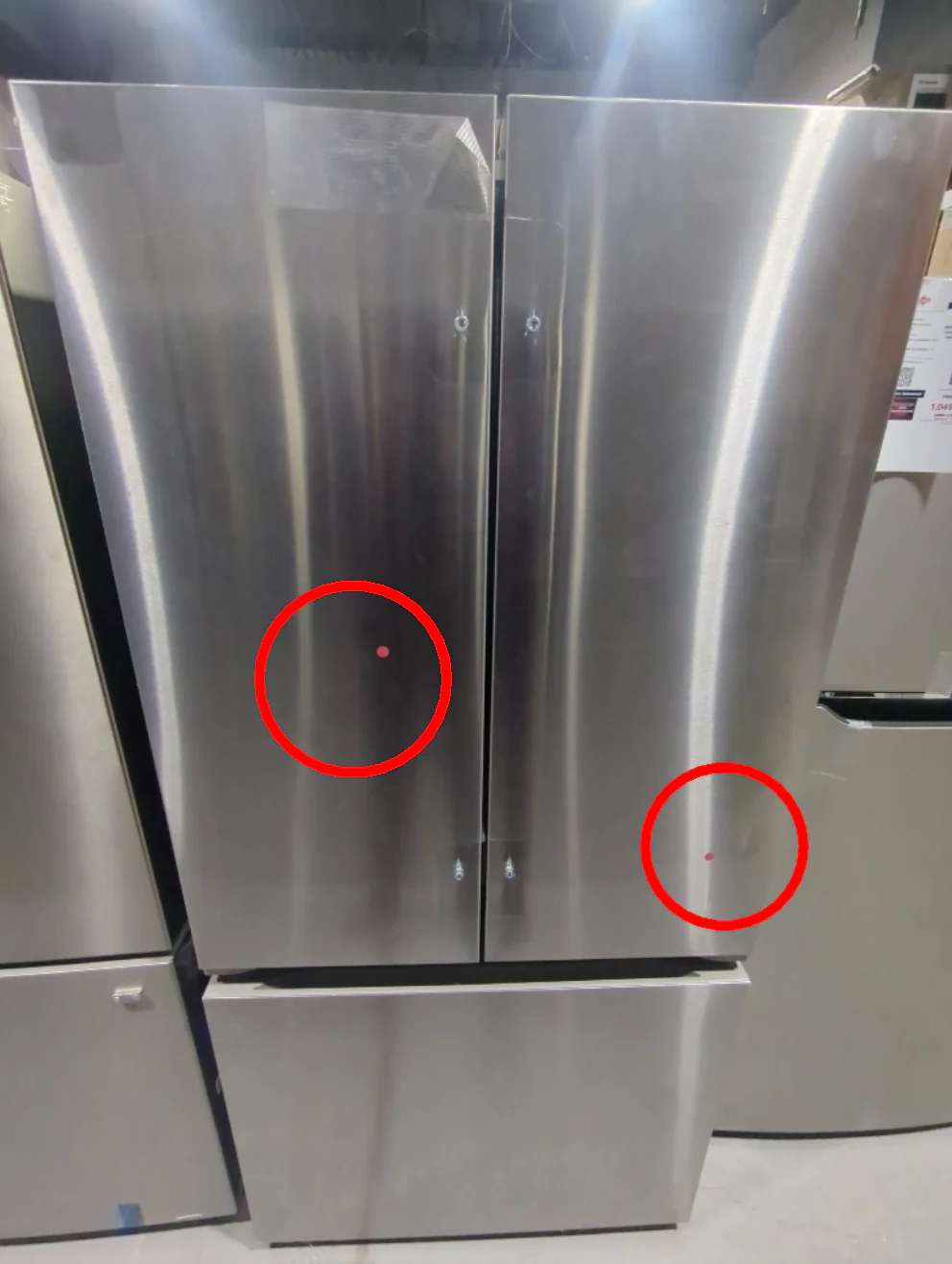 LF25H6200S - REFRIGERATORS - LG - French 3-Door - Stainless Steel - Open Box - Image 2