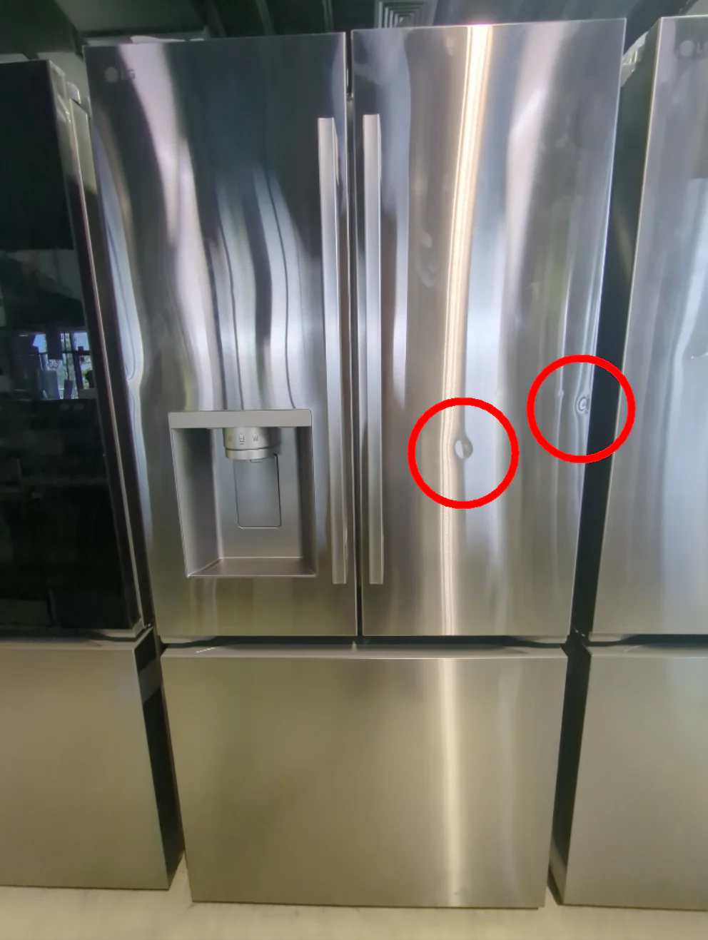 LF25H6330S - REFRIGERATORS - LG - French 3-Door - Stainless Steel - Open Box - Image 2