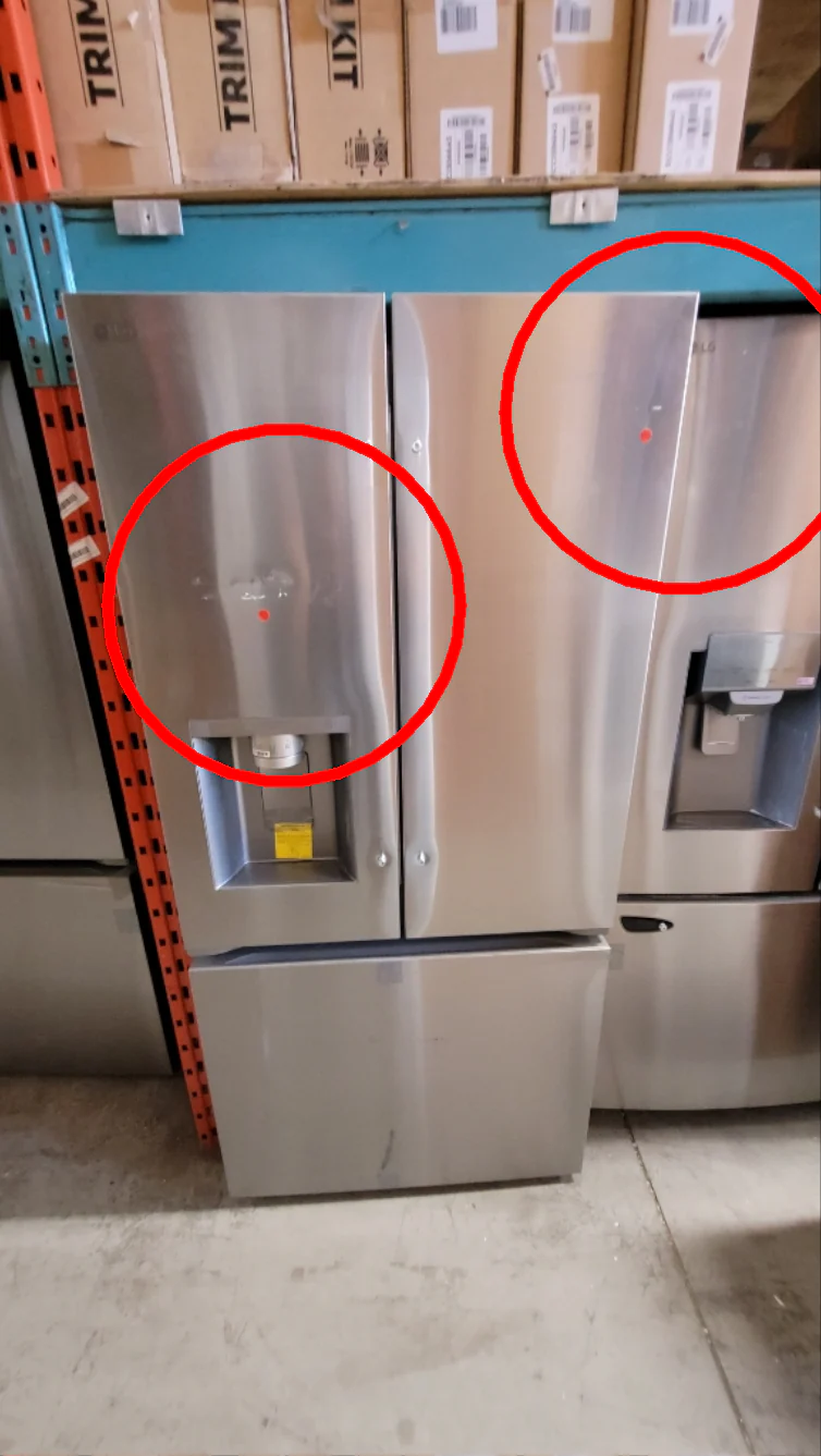 LF25H6330S - REFRIGERATORS - LG - French 3-Door - Stainless Steel - Open Box - Image 3