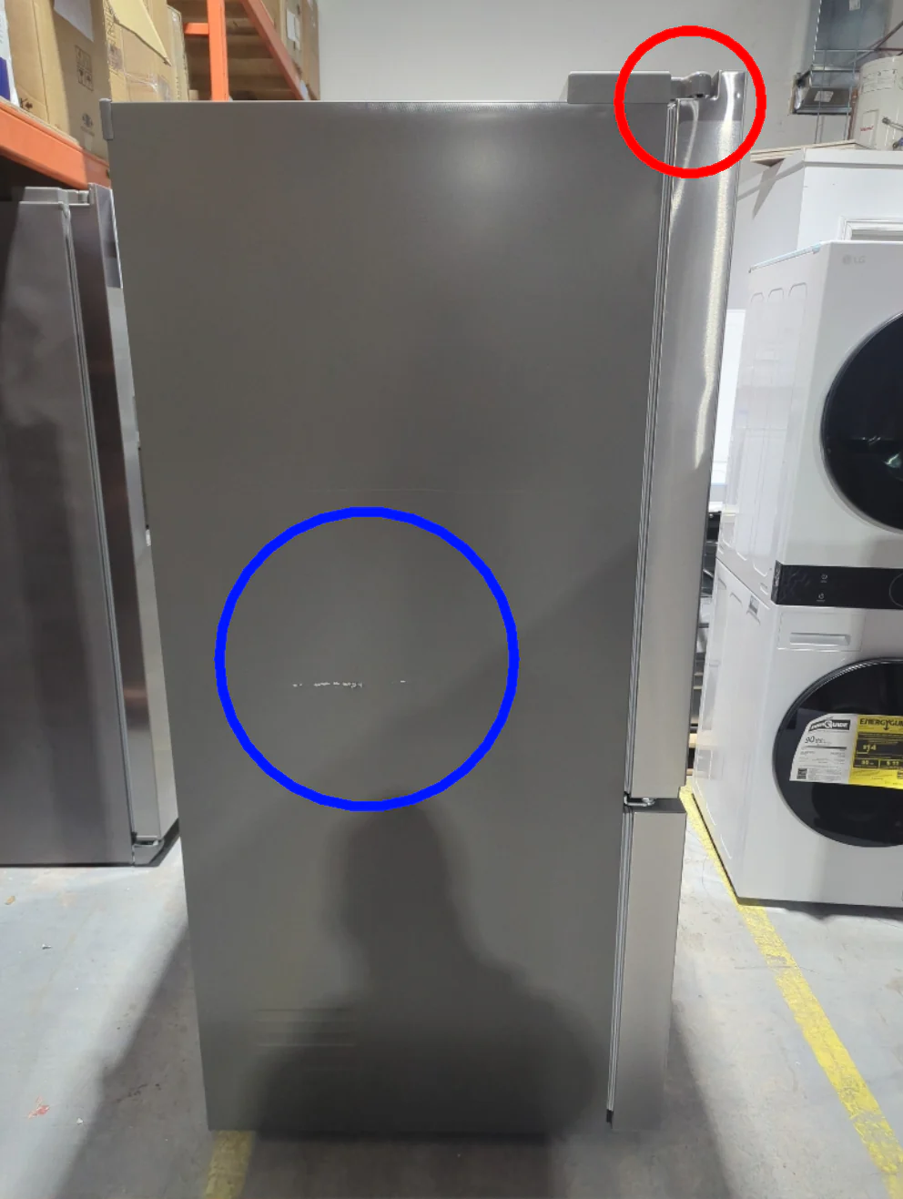 LF25S6200S - REFRIGERATORS - LG - French 3-Door - Stainless Steel - Open Box - Image 3