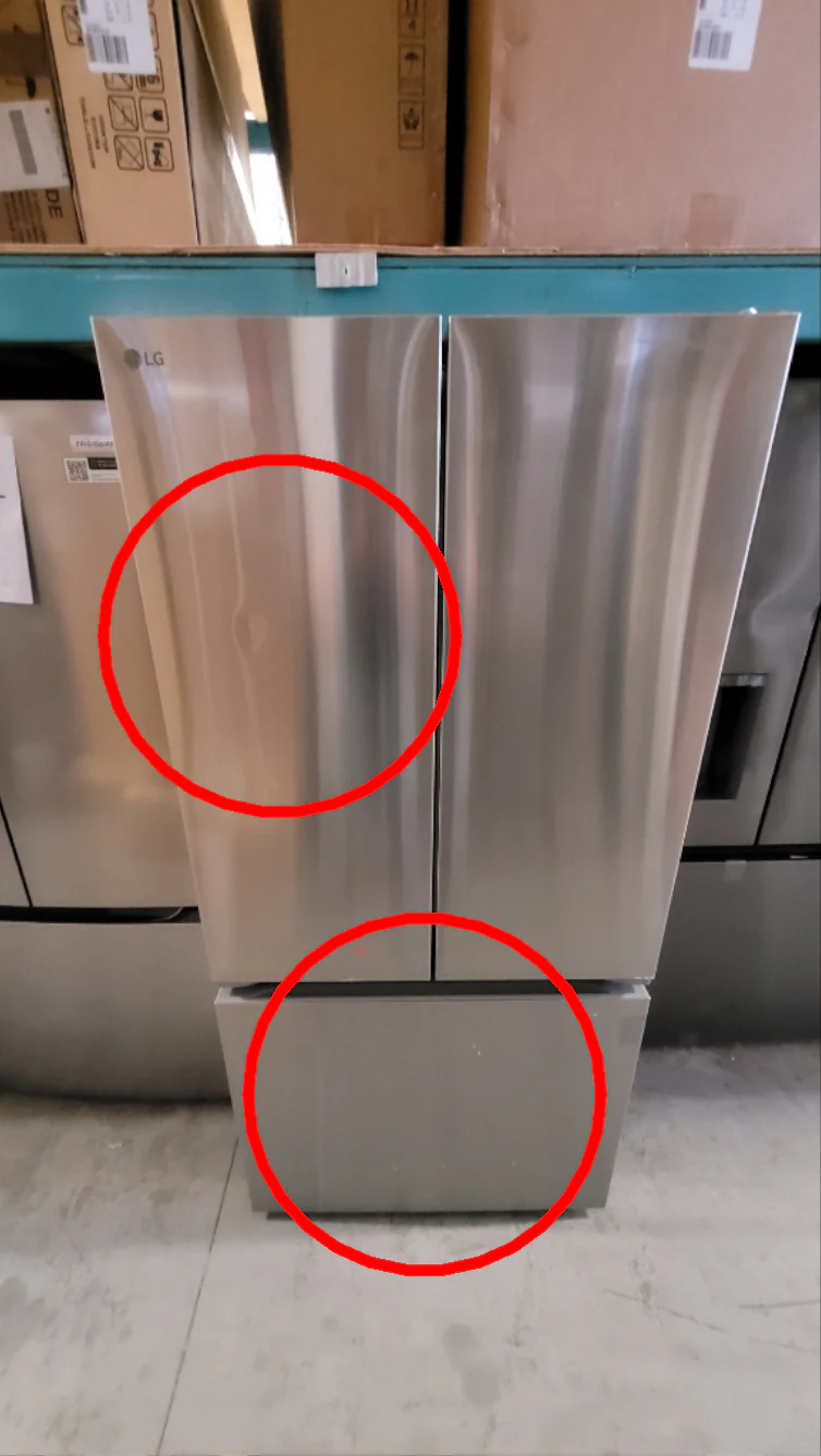LF25S6200S - REFRIGERATORS - LG - French 3-Door - Stainless Steel - Open Box - Image 3