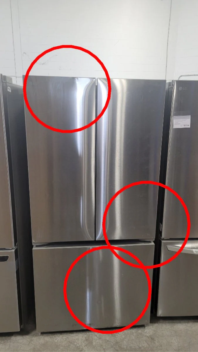 LF25S6200S - REFRIGERATORS - LG - French 3-Door - Stainless Steel - Open Box - Image 2