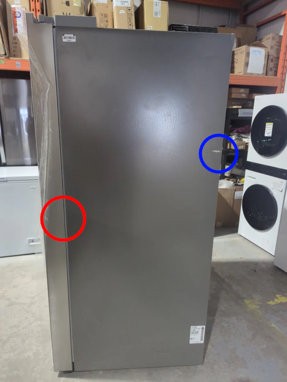 LL27T3530S - REFRIGERATORS - LG - Side by side - Stainless Steel - Open Box - Image 6