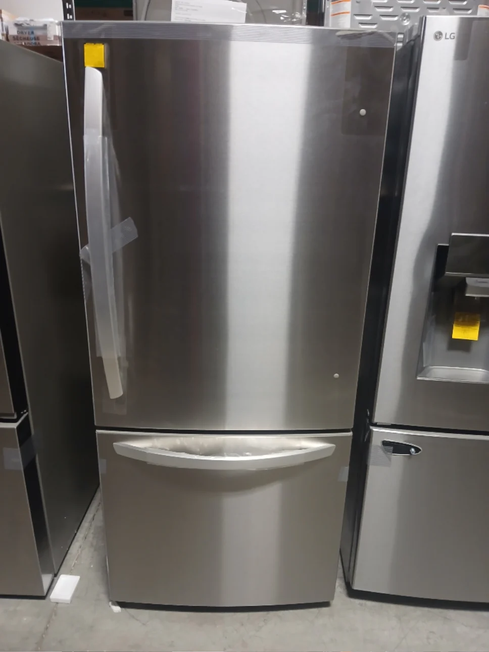 LRDNS2200S - REFRIGERATORS - LG - Bottom Freezer - Stainless Steel - Open Box - Image 2