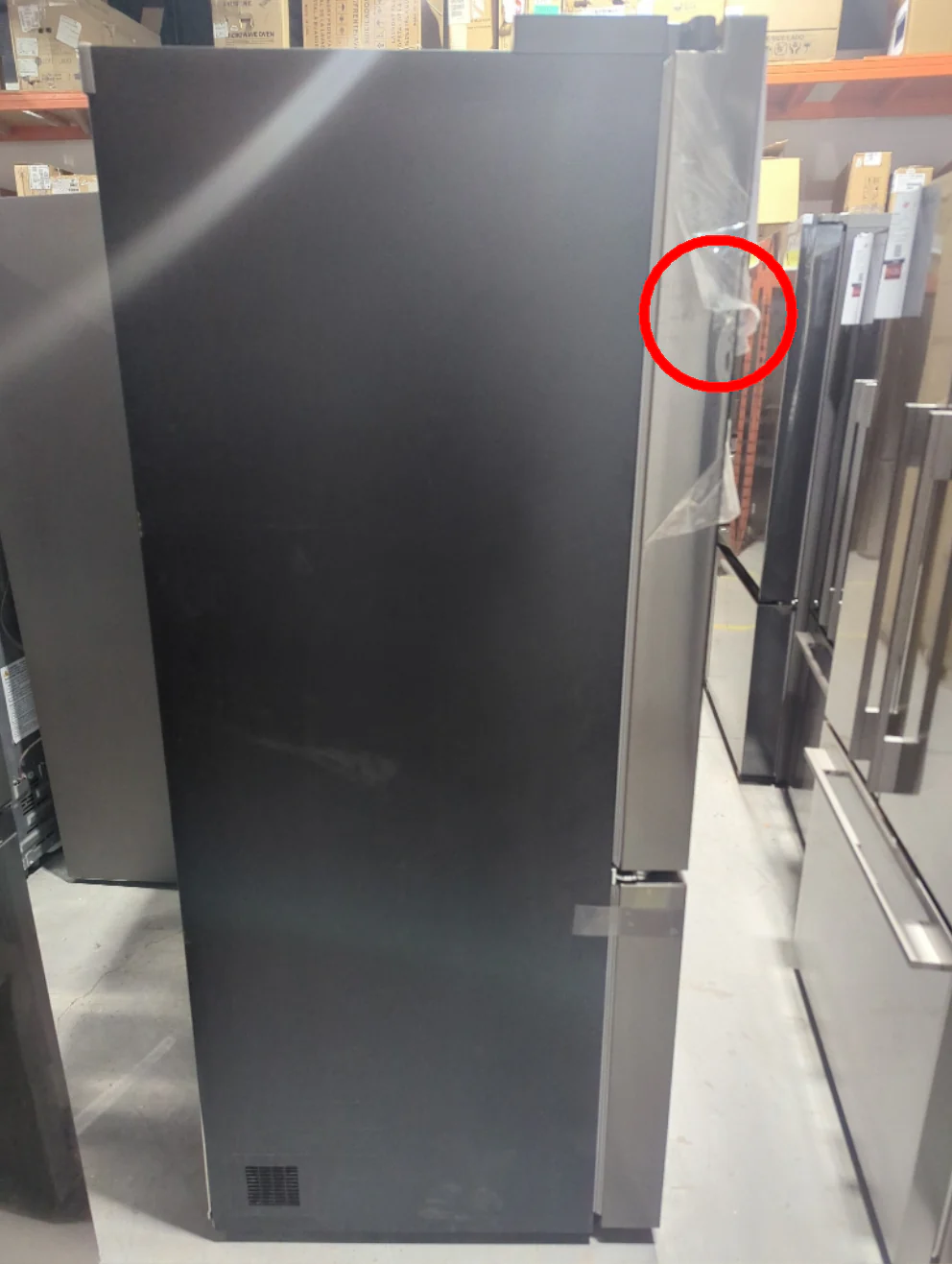 LRFLC2706D - REFRIGERATORS - LG - French 3-Door - Black Stainless - Open Box - Image 4