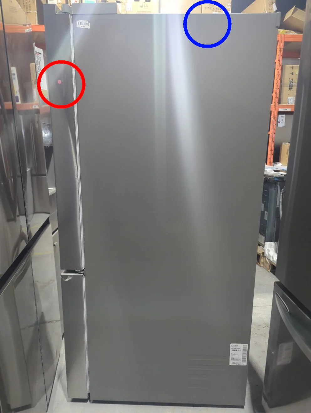 LRFLS3206S - REFRIGERATORS - LG - French 3-Door - Stainless Steel - Open Box - Image 3