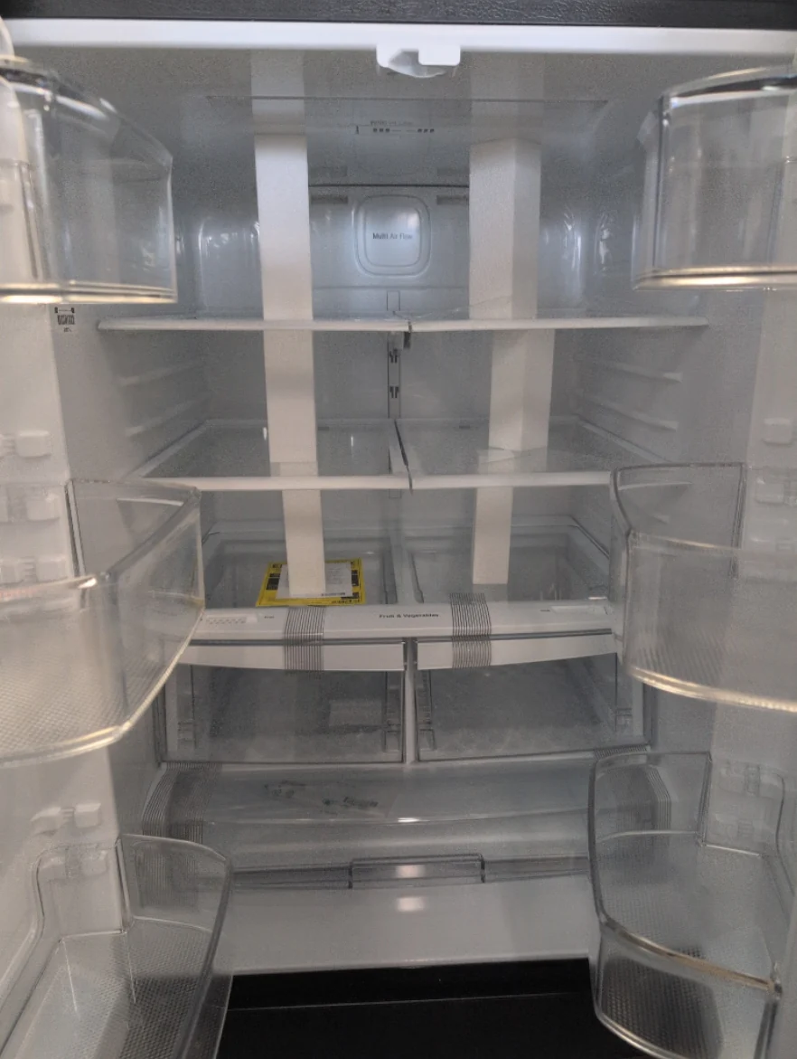 LRFNS2200D - REFRIGERATORS - LG - French 3-Door - Black Stainless - Open Box - Image 2