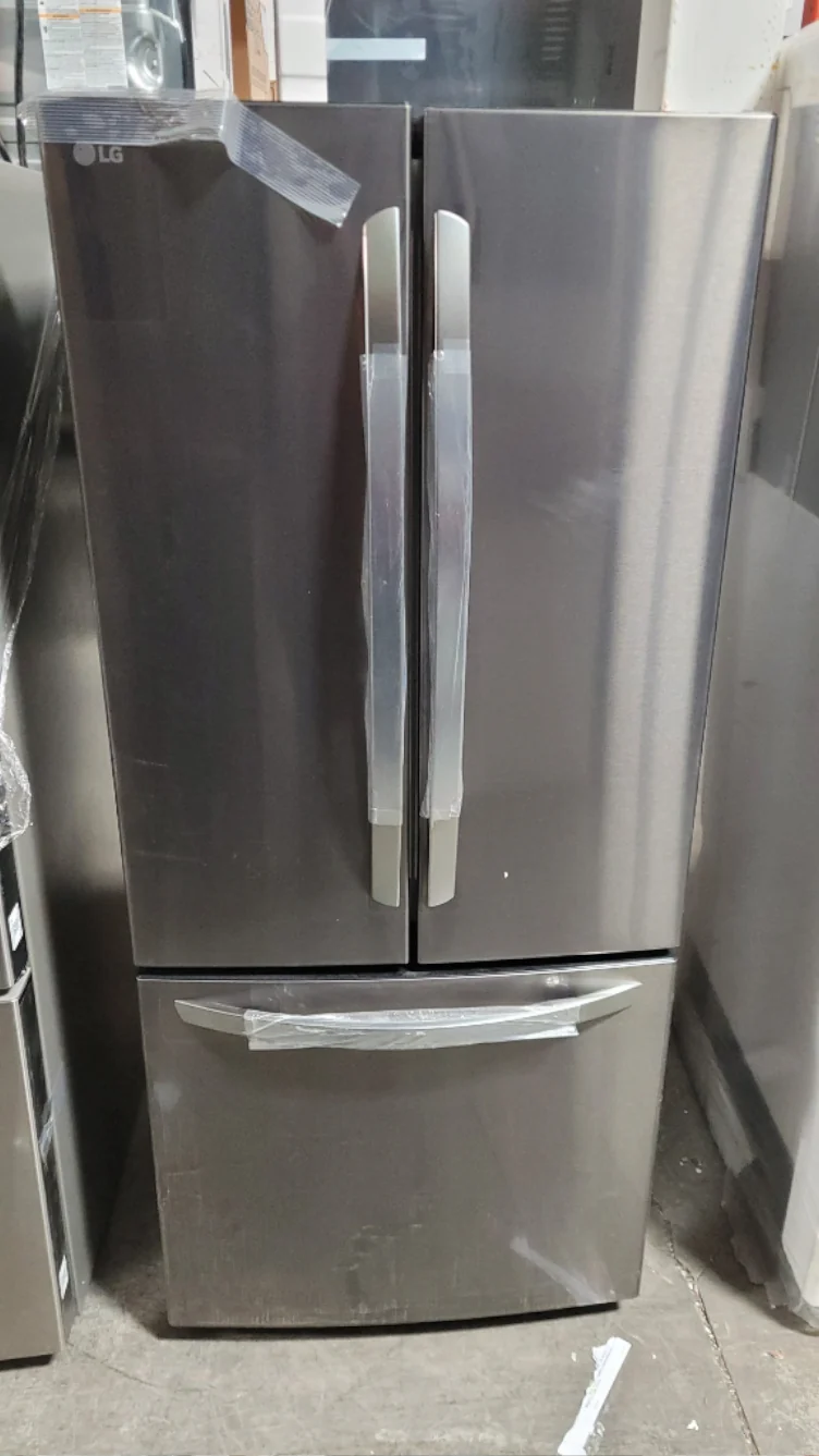 LRFNS2200D - REFRIGERATORS - LG - French 3-Door - Black Stainless - Open Box - Image 3