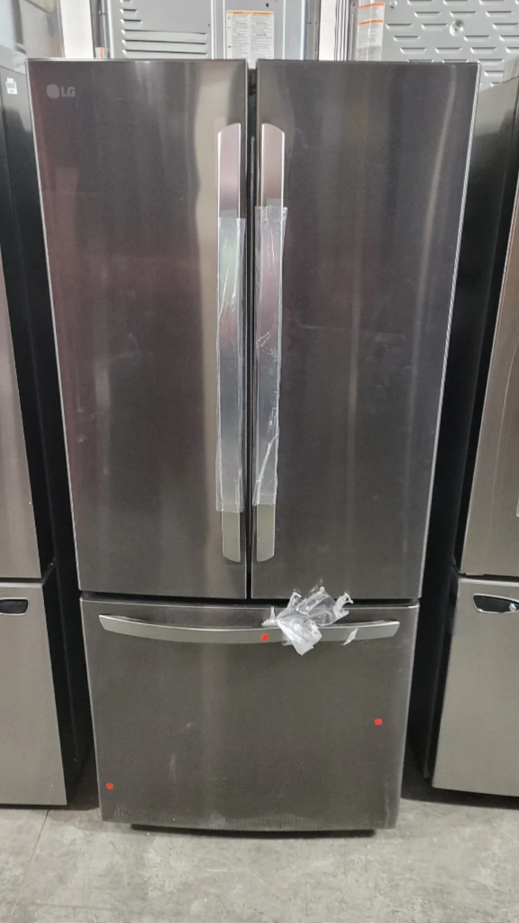 LRFNS2200D - REFRIGERATORS - LG - French 3-Door - Black Stainless - Open Box - Image 2