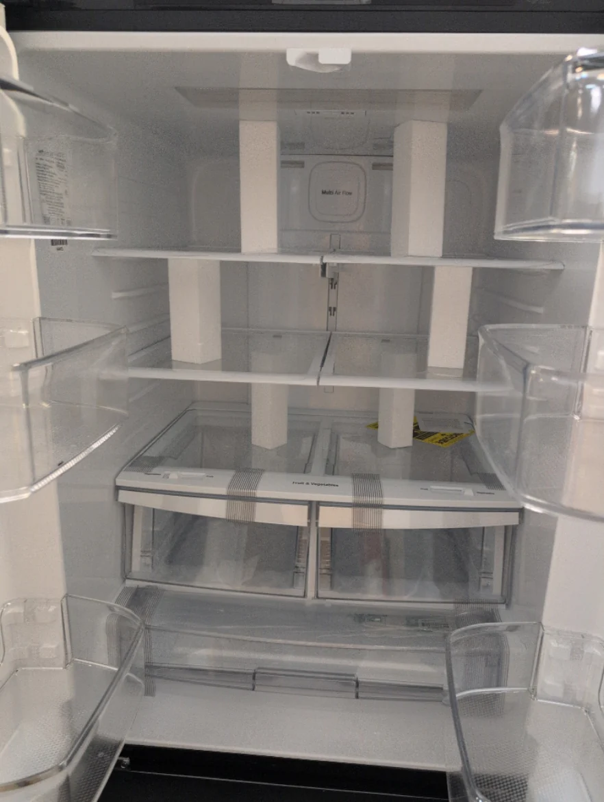 LRFNS2200D - REFRIGERATORS - LG - French 3-Door - Black Stainless - Open Box - Image 2