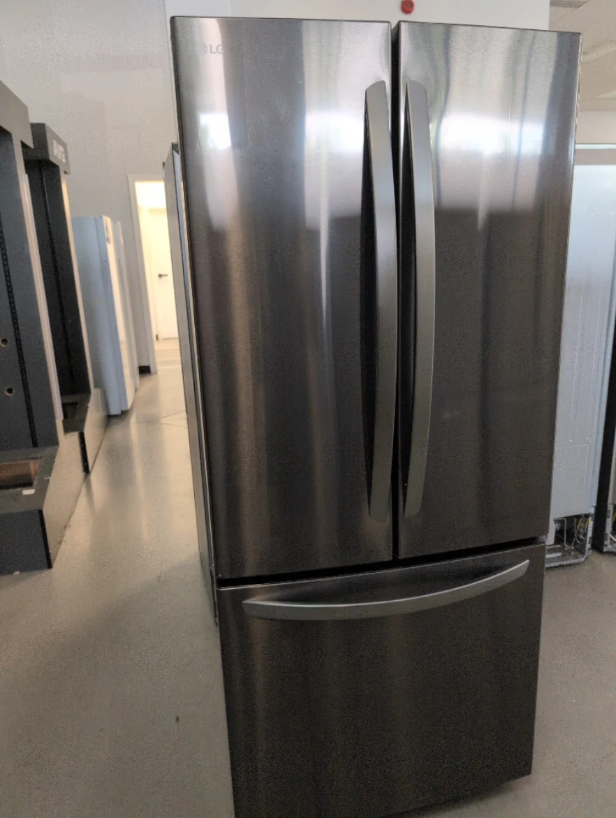 LRFNS2200D - REFRIGERATORS - LG - French 3-Door - Black Stainless - Open Box - Image 4