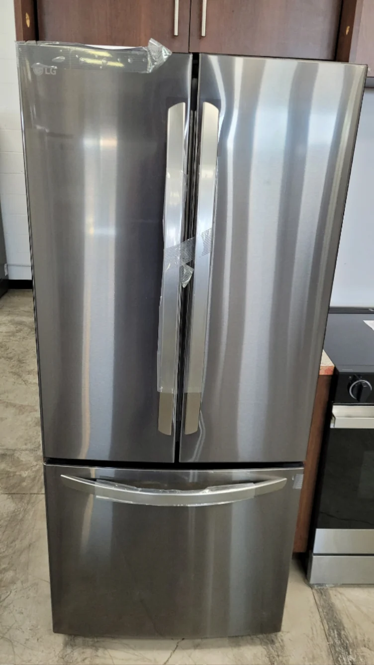LRFNS2200D - REFRIGERATORS - LG - French 3-Door - Black Stainless - Open Box - Image 2