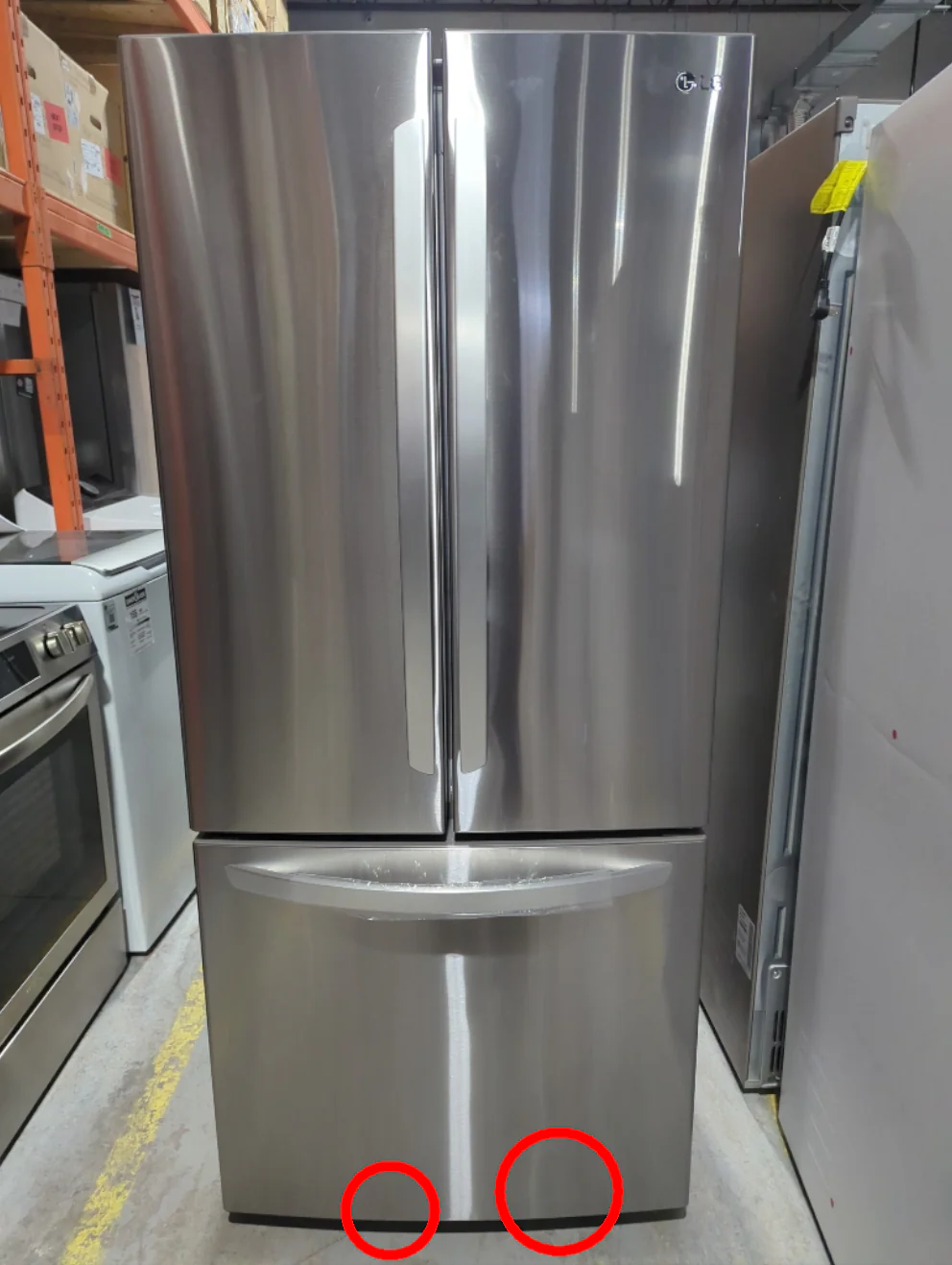 LRFNS2200S - REFRIGERATORS - LG - French 3-Door - Stainless Steel - Open Box - Image 2