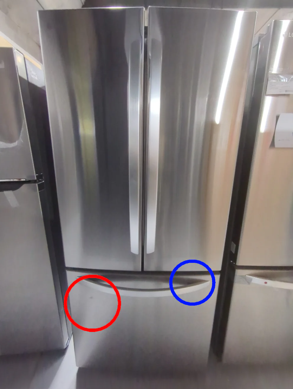 LRFNS2200S - REFRIGERATORS - LG - French 3-Door - Stainless Steel - Open Box - Image 2