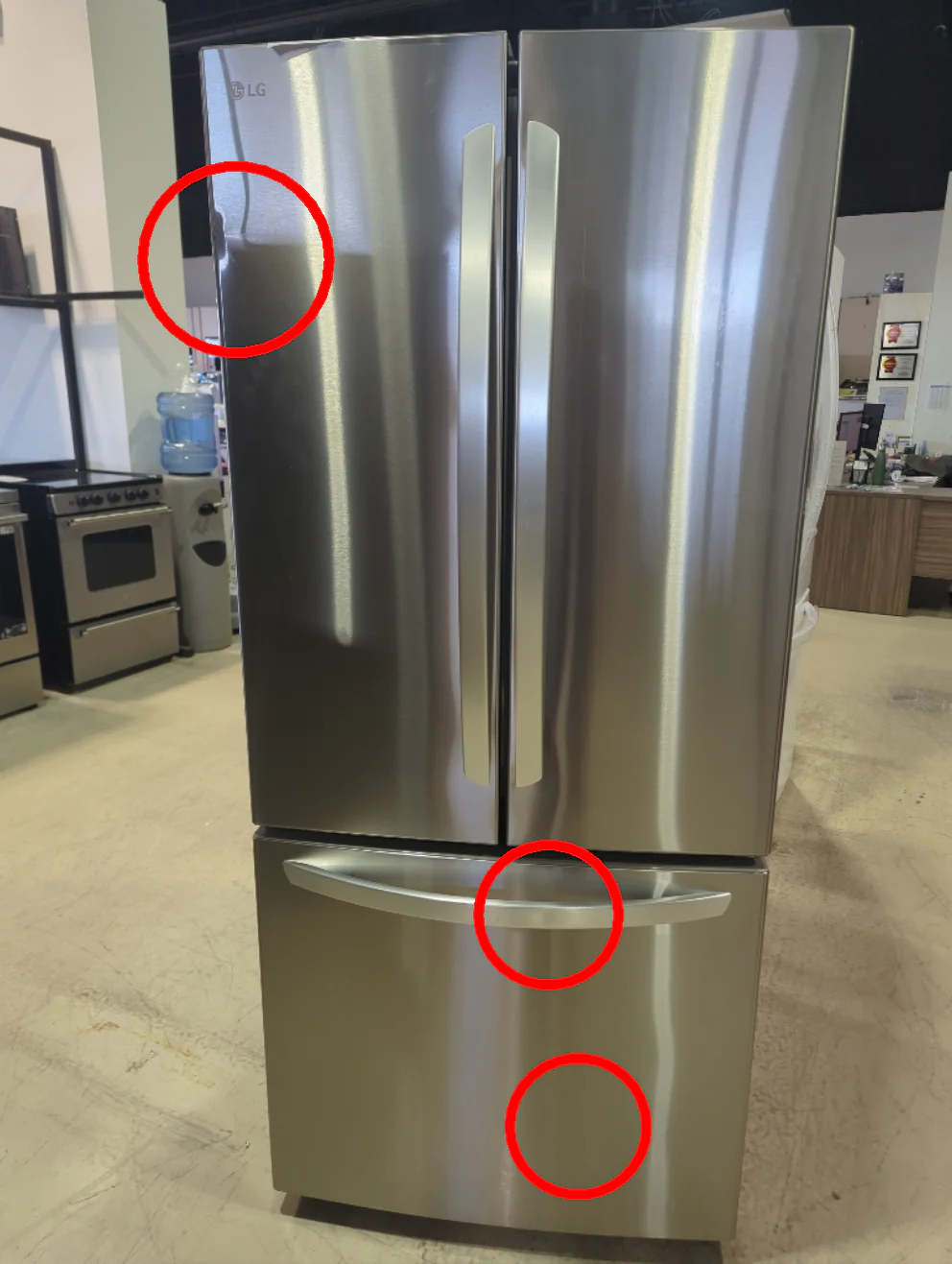LRFNS2200S - REFRIGERATORS - LG - French 3-Door - Stainless Steel - Open Box - Image 2