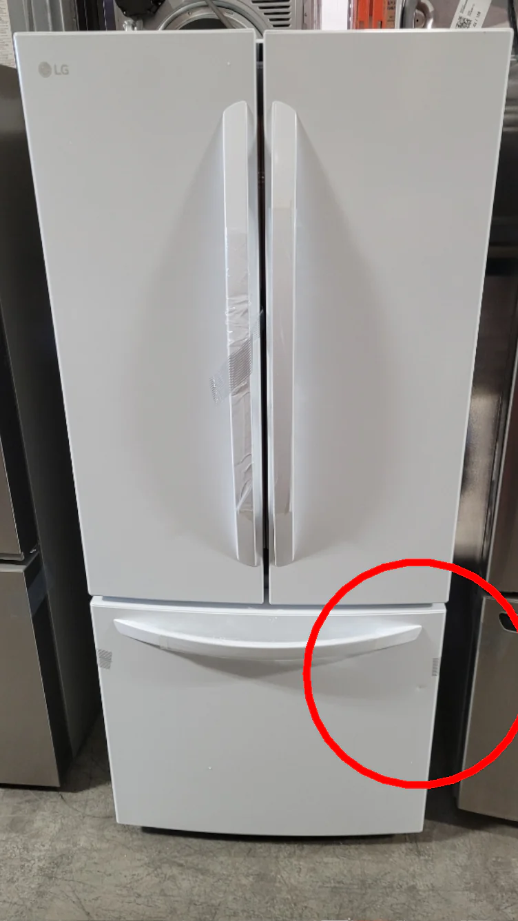 LRFNS2200W - REFRIGERATORS - LG - French 3-Door - White - Open Box - Image 3