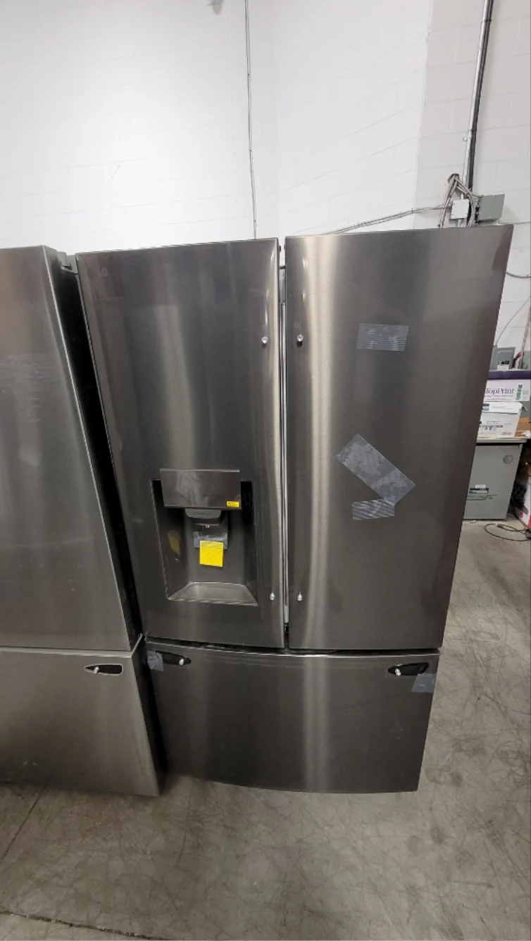 LRFS28XBD - REFRIGERATORS - LG - French 3-Door - Black Stainless - Open Box - Image 2