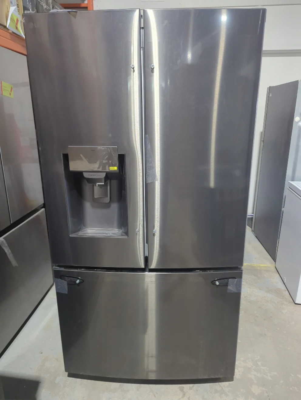 LRFS28XBD - REFRIGERATORS - LG - French 3-Door - Black Stainless - Open Box - Image 2