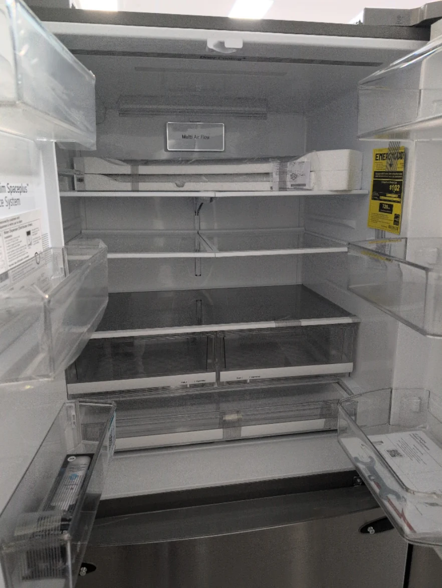 LRFS28XBS - REFRIGERATORS - LG - French 3-Door - Stainless Steel - Open Box - Image 2