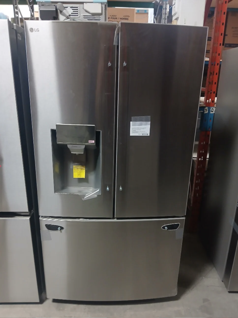 LRFS28XBS - REFRIGERATORS - LG - French 3-Door - Stainless Steel - Open Box - Image 2