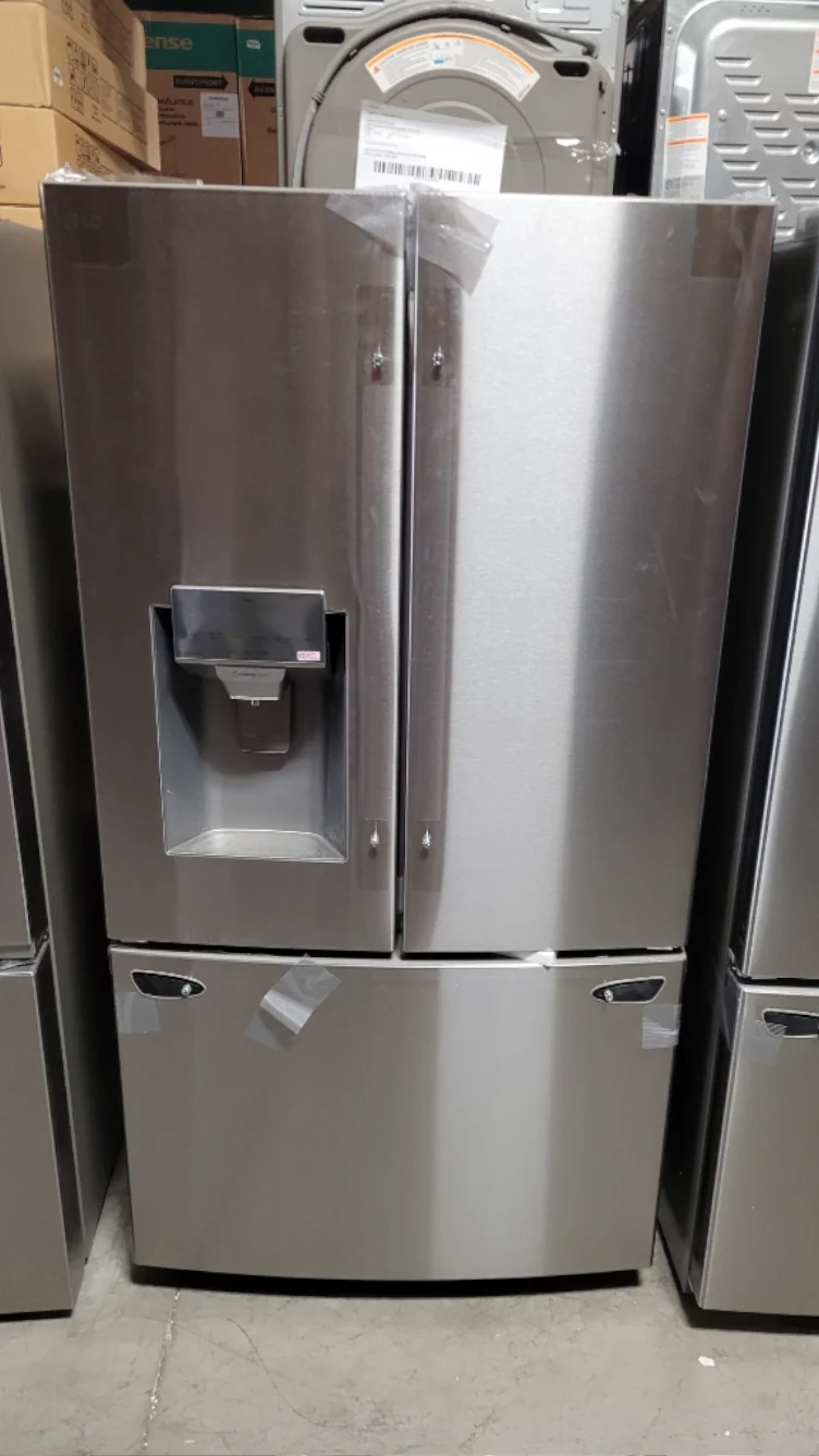 LRFS28XBS - REFRIGERATORS - LG - French 3-Door - Stainless Steel - Open Box - Image 2