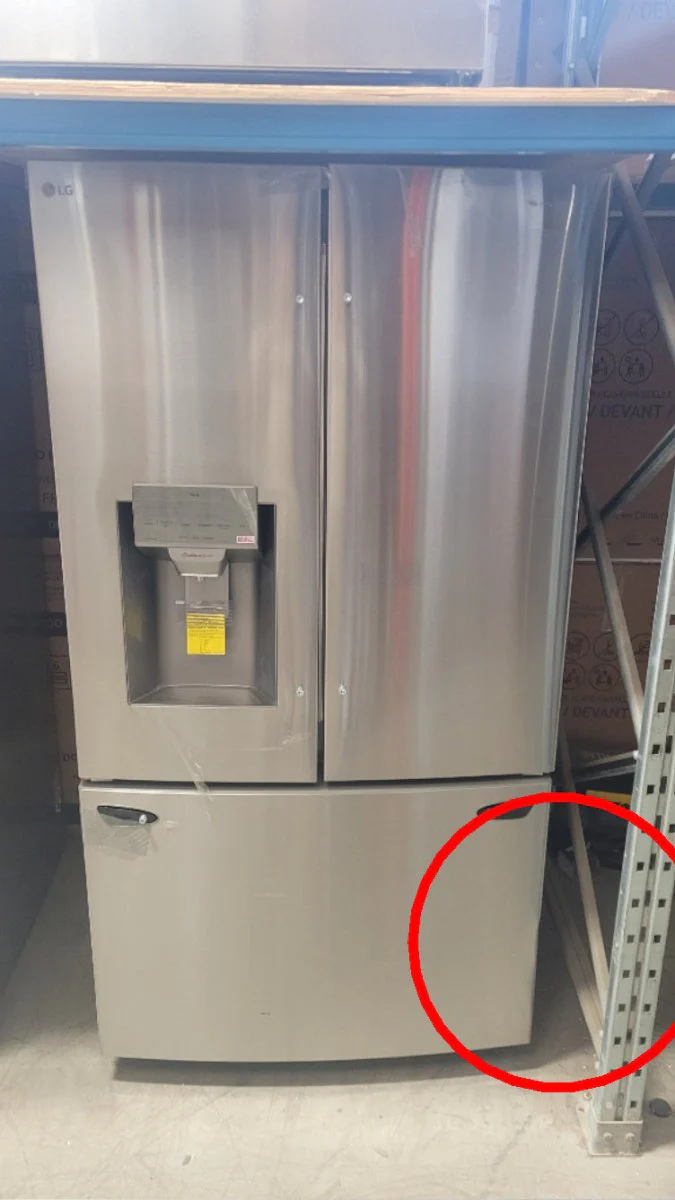 LRFS28XBS - REFRIGERATORS - LG - French 3-Door - Stainless Steel - Open Box - Image 2