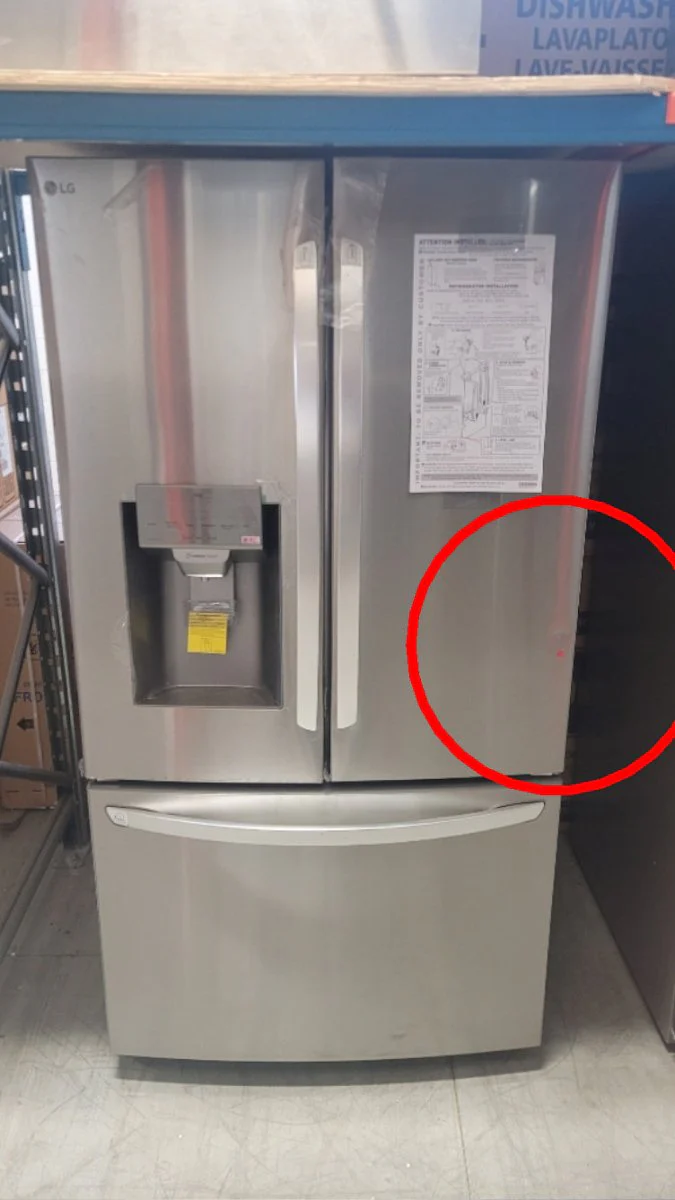 LRFS28XBS - REFRIGERATORS - LG - French 3-Door - Stainless Steel - Open Box - Image 2