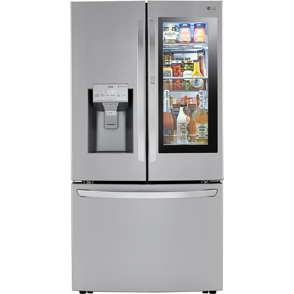 LRFVC2406S - REFRIGERATORS - LG - French 3-Door - Stainless Steel - Open Box