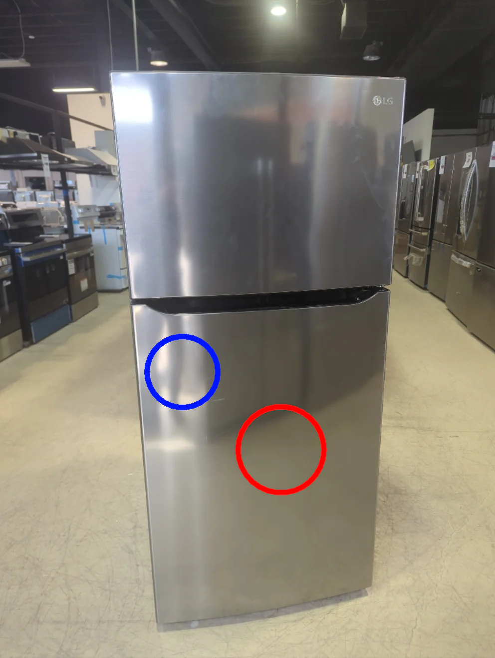 LTCS20020V - REFRIGERATORS - LG - Top Freezer - Stainless Steel - Open Box - Image 2