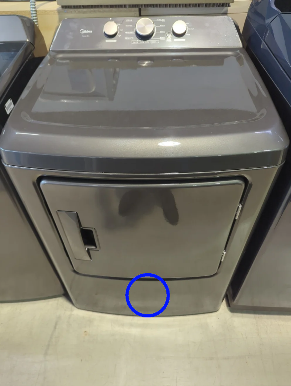 MLTE47A5BGG - DRYERS - Midea - Electric - Metallic Grey - Open Box - Image 2