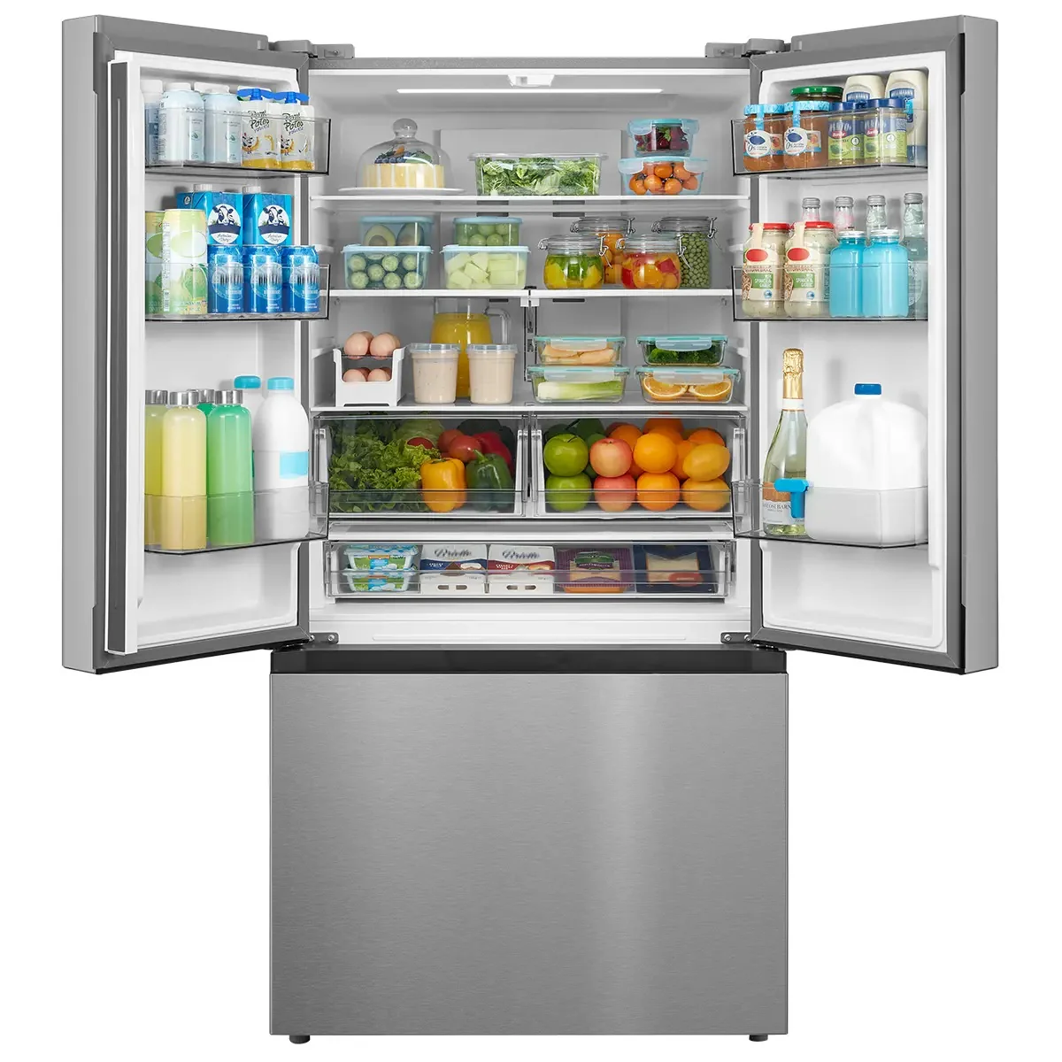 MRF23I7AST - REFRIGERATORS - Midea - French 3-Door - Stainless Steel - Open Box - Image 5