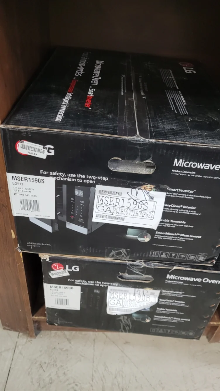 MSER1590S - MICROWAVES OVENS - LG - Countertop - Stainless Steel - Open Box - Image 2