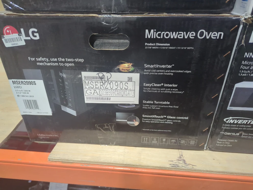MSER2090S - MICROWAVES OVENS - LG - Countertop - Black - Open Box - Image 2