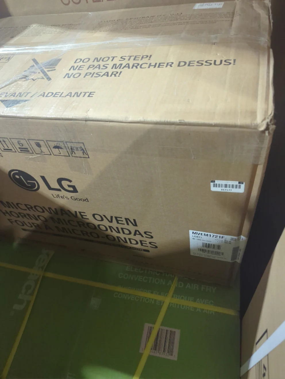 MVEM1721F - MICROWAVES OVENS - LG - Over-The-Range - Stainless Steel - Open Box - Image 2