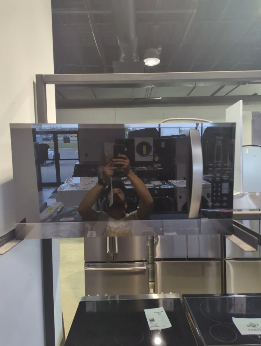 MVEM1825D - MICROWAVES OVENS - LG - Over-The-Range - Black Stainless - Open Box - Image 2