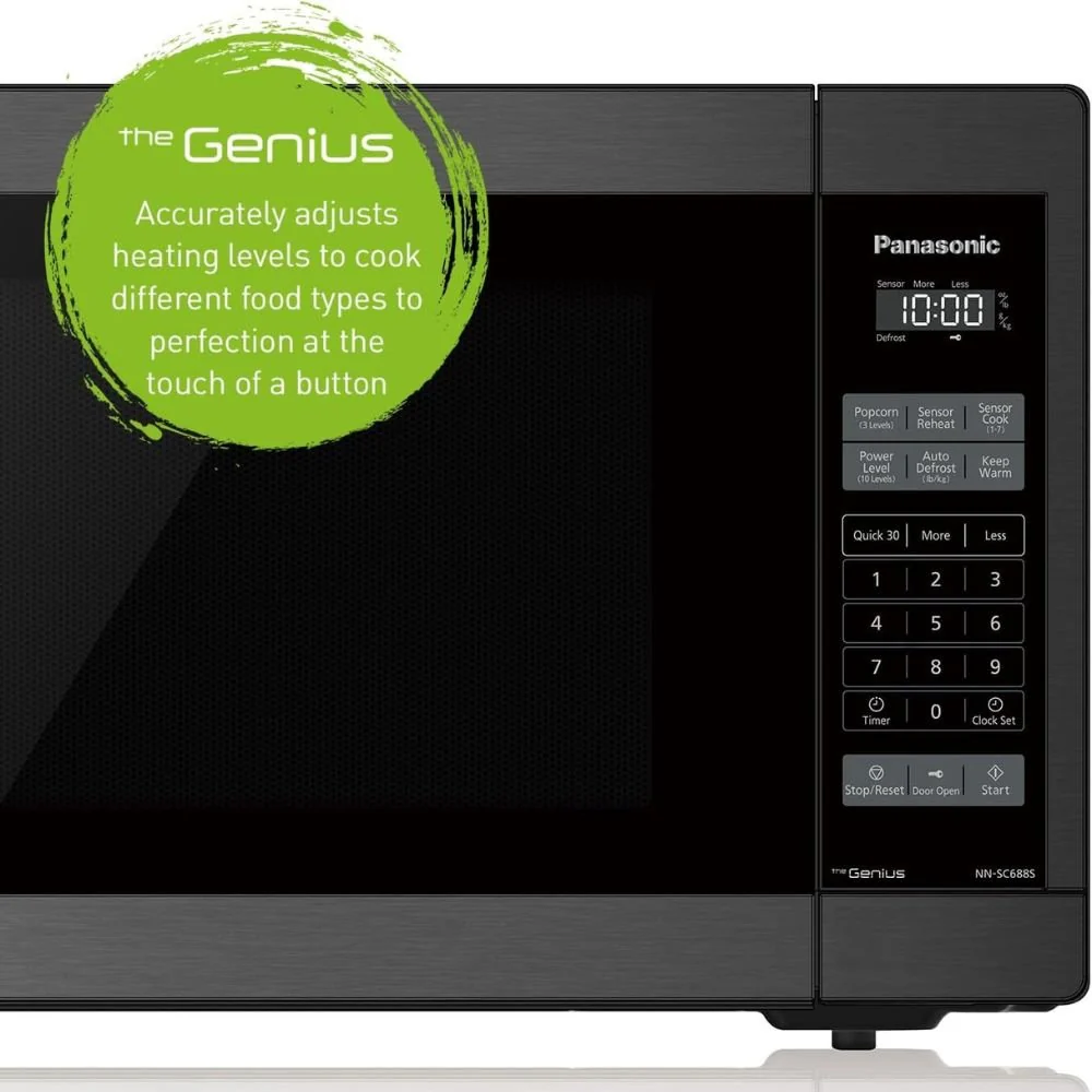 NNSC688SC - MICROWAVES OVENS - Panasonic - Countertop - Black Stainless - Open Box - Image 3