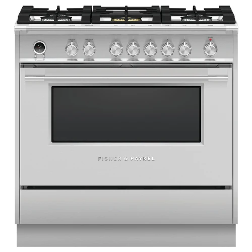 OR36SCG6X1 - RANGES - Fisher & Paykel - Dual Fuel - Stainless Steel - Open Box