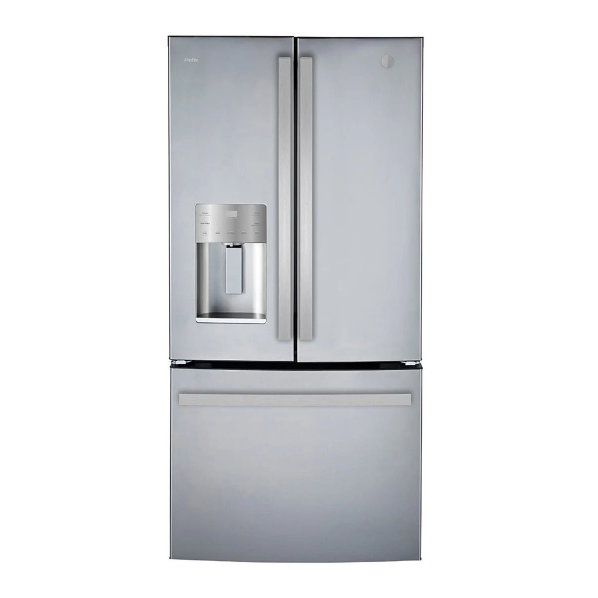 PYE18HYRCFS - REFRIGERATORS - GE - French 3-Door - Stainless Steel - Open Box - Image 2
