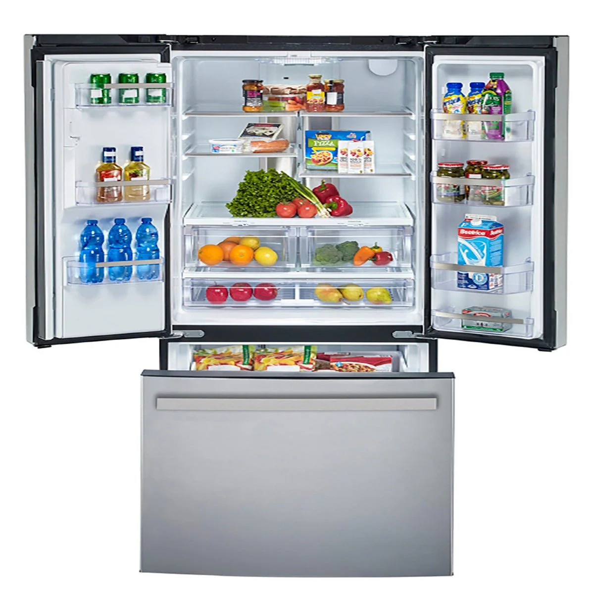 PYE18HYRCFS - REFRIGERATORS - GE - French 3-Door - Stainless Steel - Open Box - Image 4