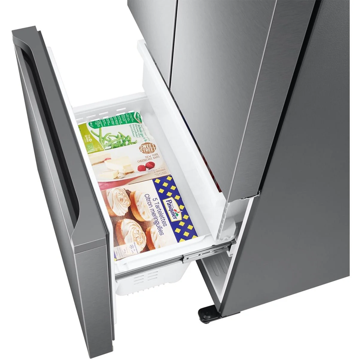 RF18A5101S9 - REFRIGERATORS - Samsung - French 3-Door - Stainless Steel - Open Box - Image 8