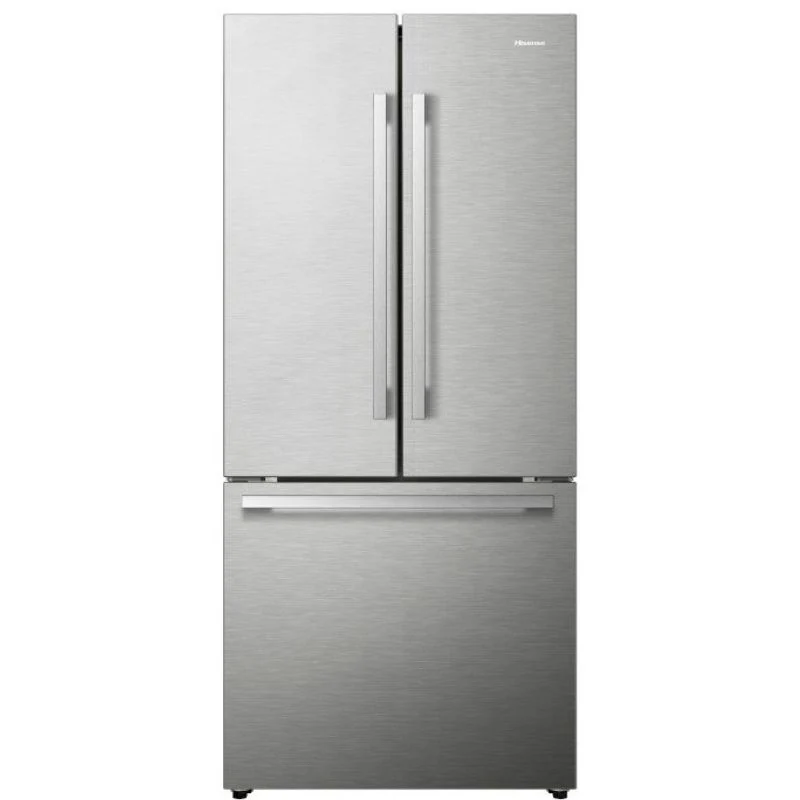 RF210N6AHE - REFRIGERATORS - Hisense - French 3-Door - Grey - Open Box