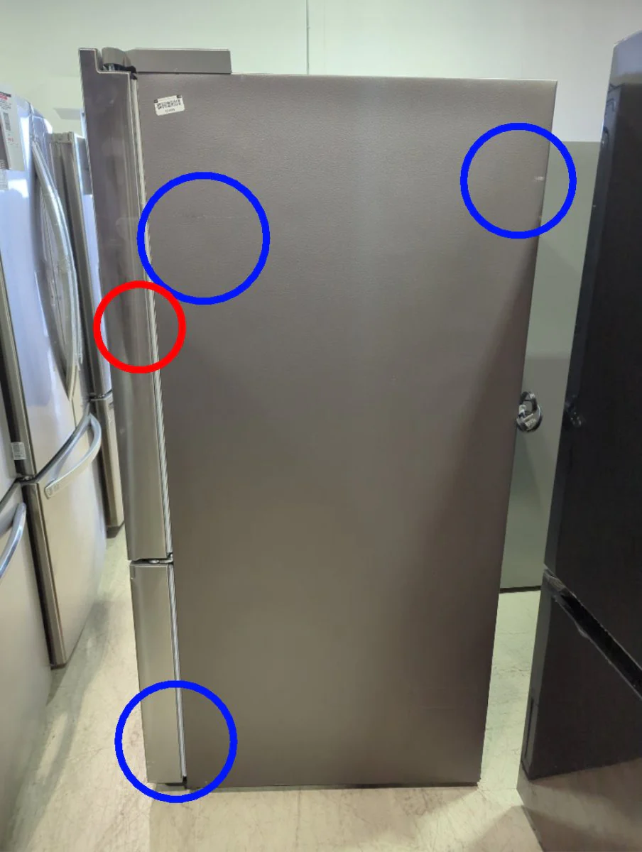 RF22A4111SR - REFRIGERATORS - Samsung - French 3-Door - Stainless Steel - Open Box - Image 4