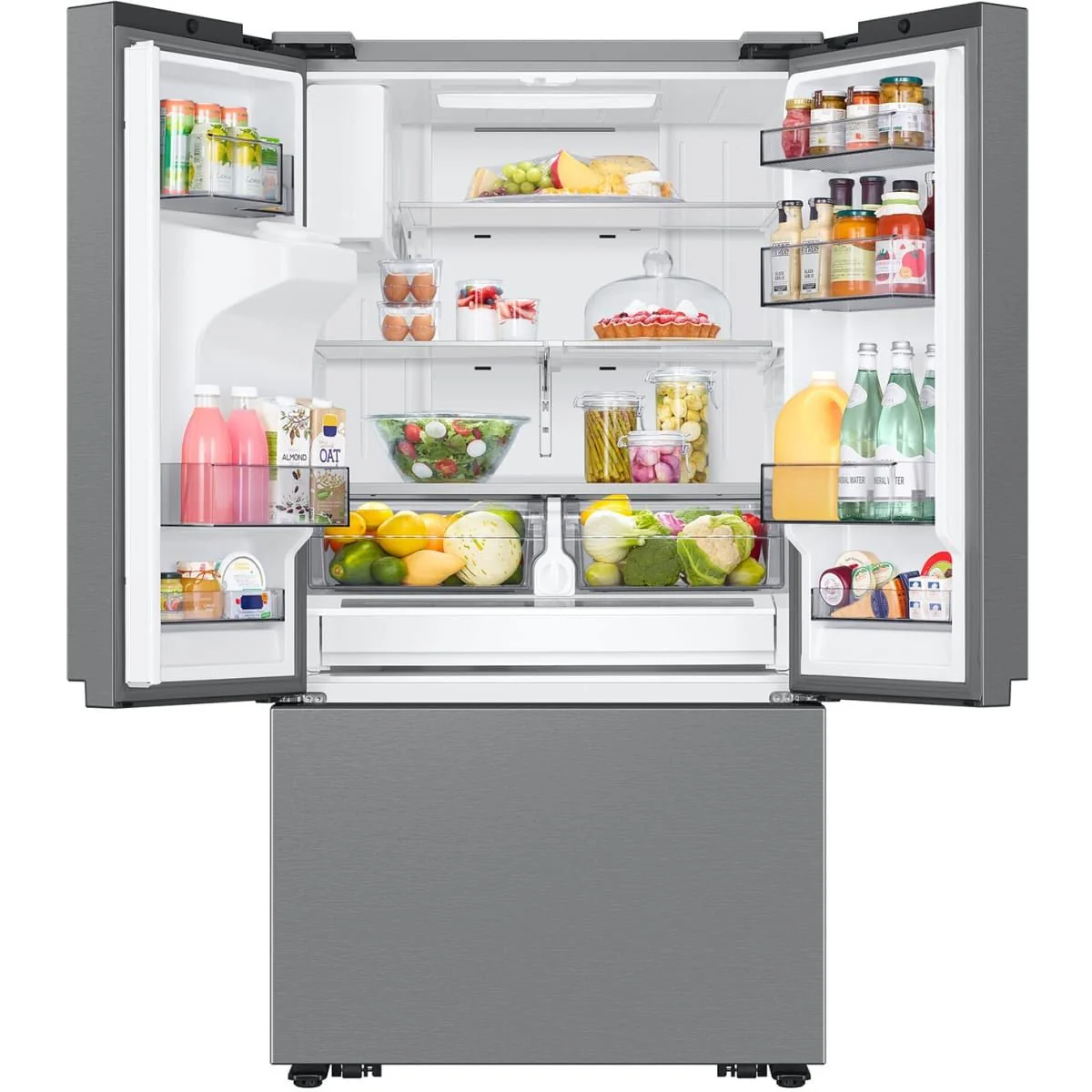 RF27CG5B10SR - REFRIGERATORS - Samsung - French 3-Door - Stainless Steel - Open Box - Image 4