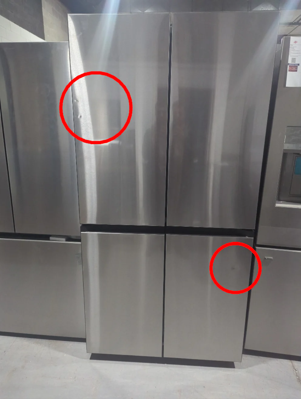 RF29DB9600QLAA - REFRIGERATORS - Samsung - French 4-Door - Stainless Steel - Open Box - Image 2