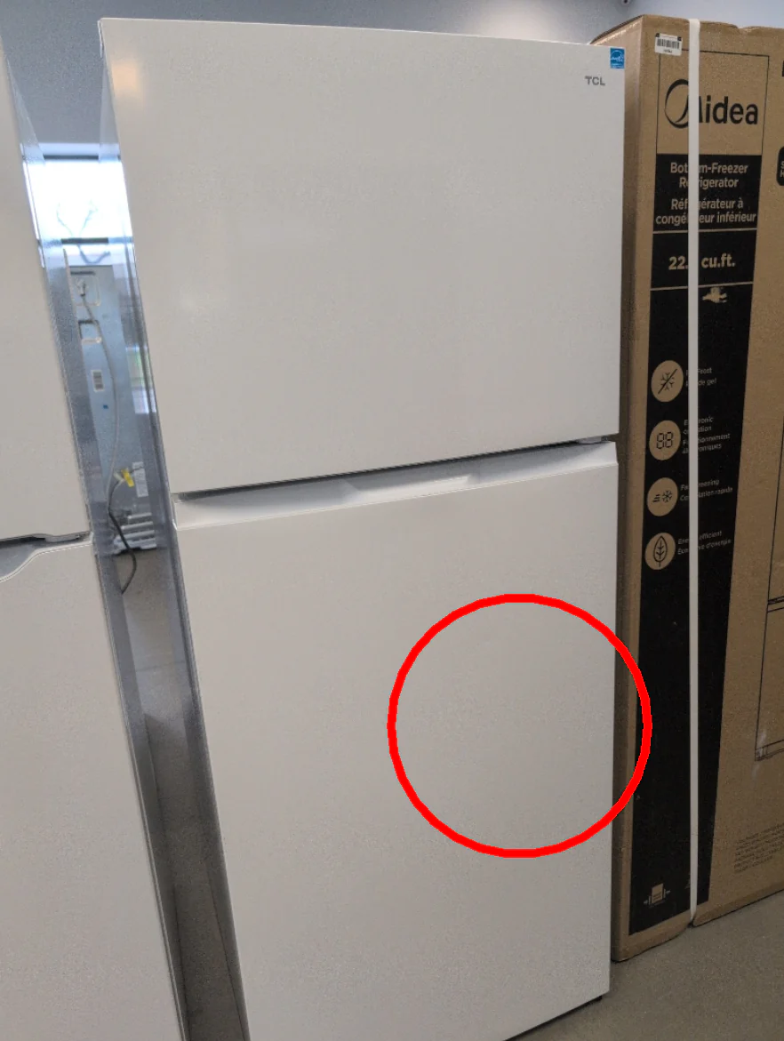 TRT18T4AL-CA - REFRIGERATORS - TCL - Top Freezer - Stainless Steel - Open Box - Image 3