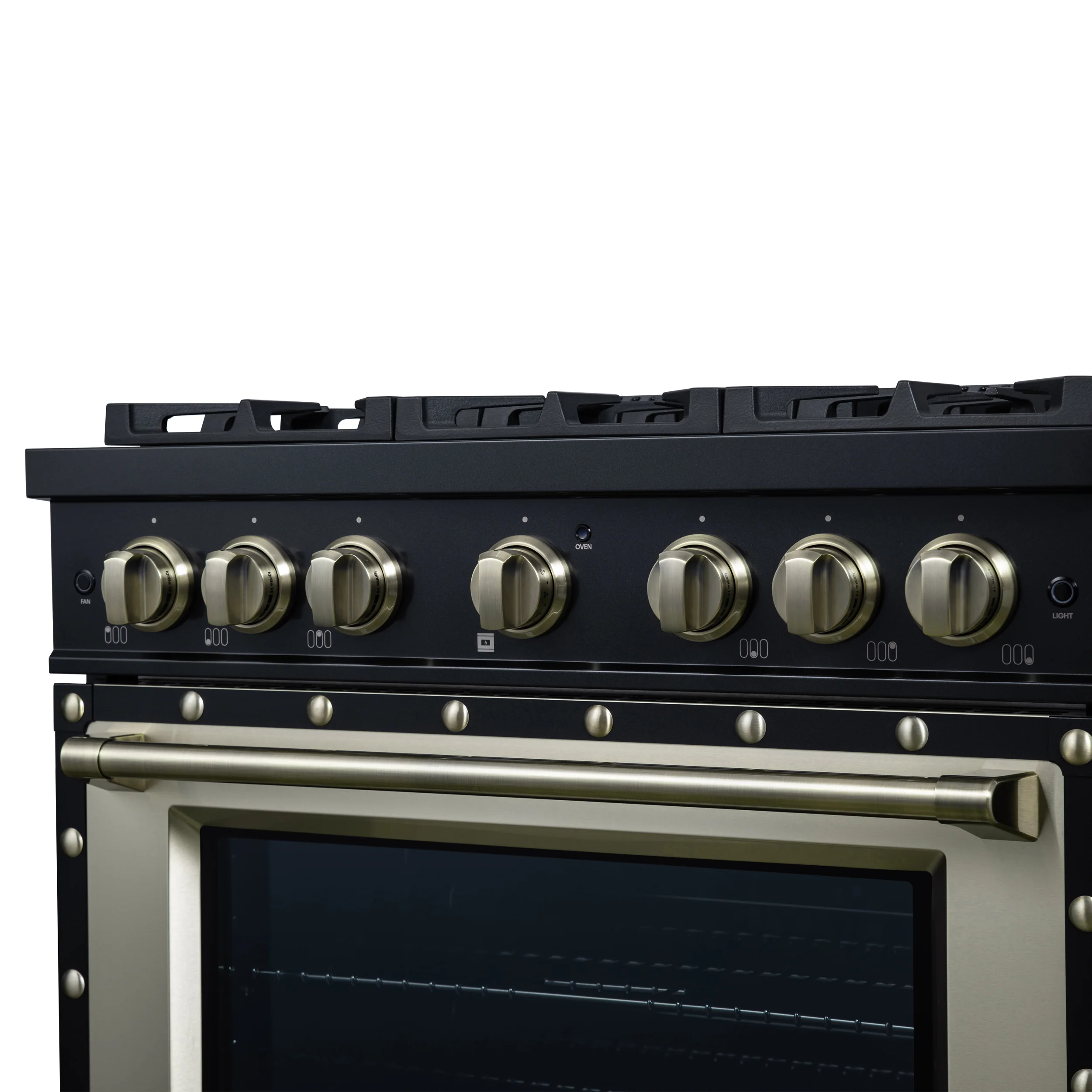 Valente 36" Gas Range in Black, 6 Sealed Burnes, 71 000 BTU Cooktop Output , 5.2 Cu.Ft. convection Oven, Telescopic Racks - Image 13