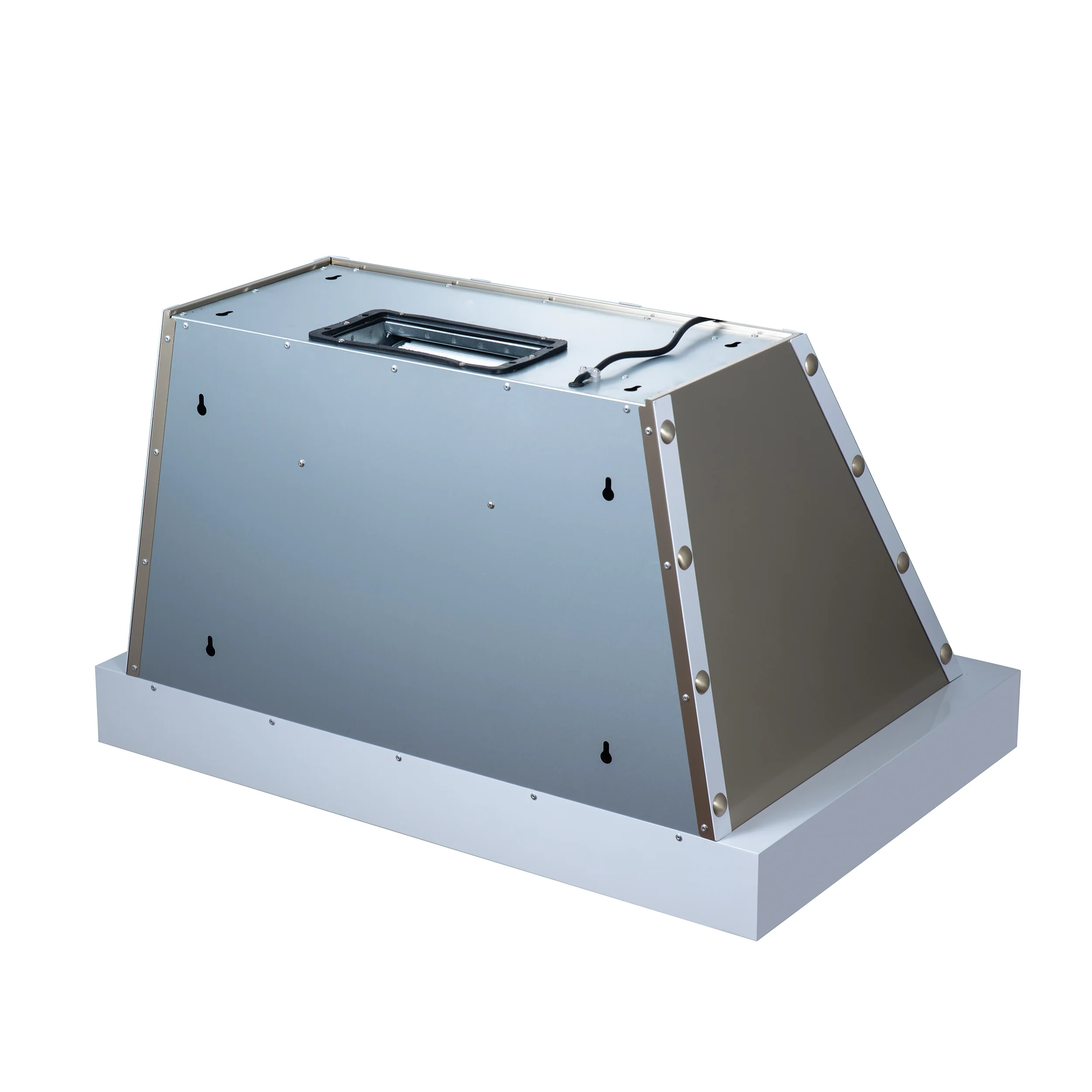 Valente 36" Range Hood in White with 427 CFM, 3 speeds, Dishwasher safe Baffle filters, LED Lights and Remote Control - Image 7