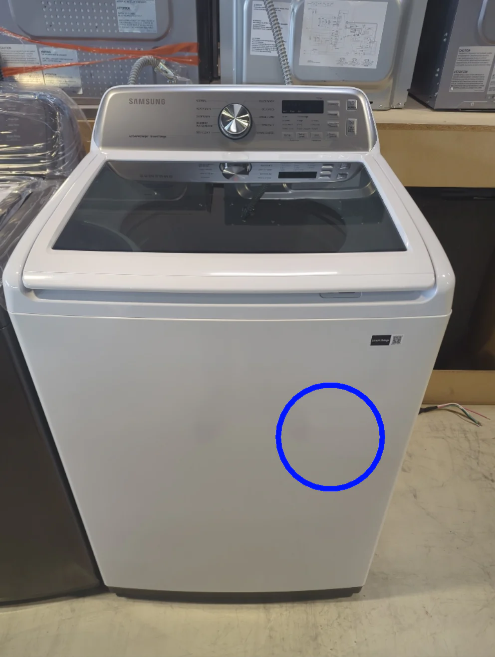 WA46CG3505AW - WASHERS - Samsung - Top Loading - White - Open Box - Image 2
